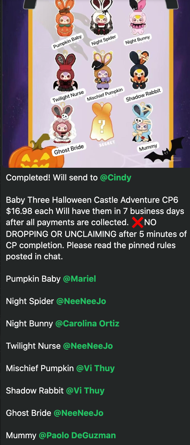 cp 6 Baby Three Halloween Castle Adventure 1010