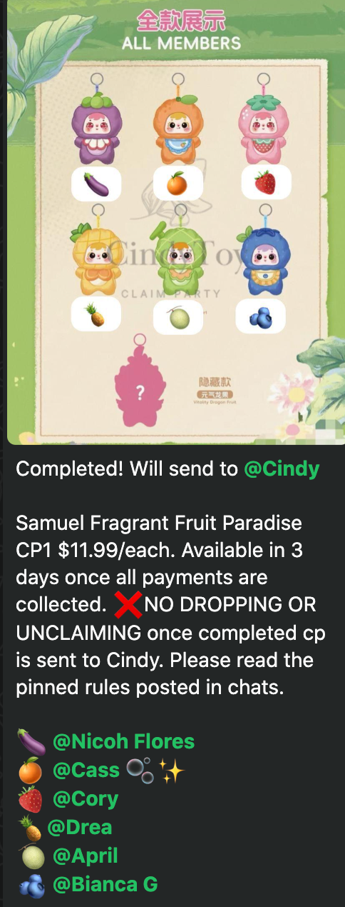 cp 1 Samuel Fragrant Fruit Paradise 1031