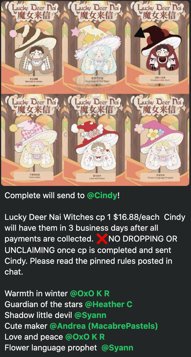 cp 1 Lucky Deer Nai Witches 1102