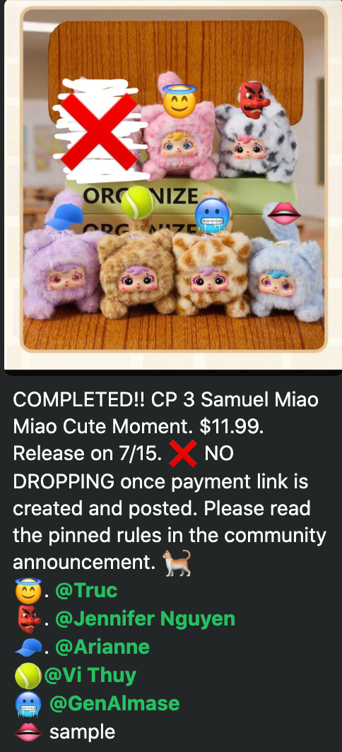 3 cp Samuel Miao Miao Cute Moment 0713