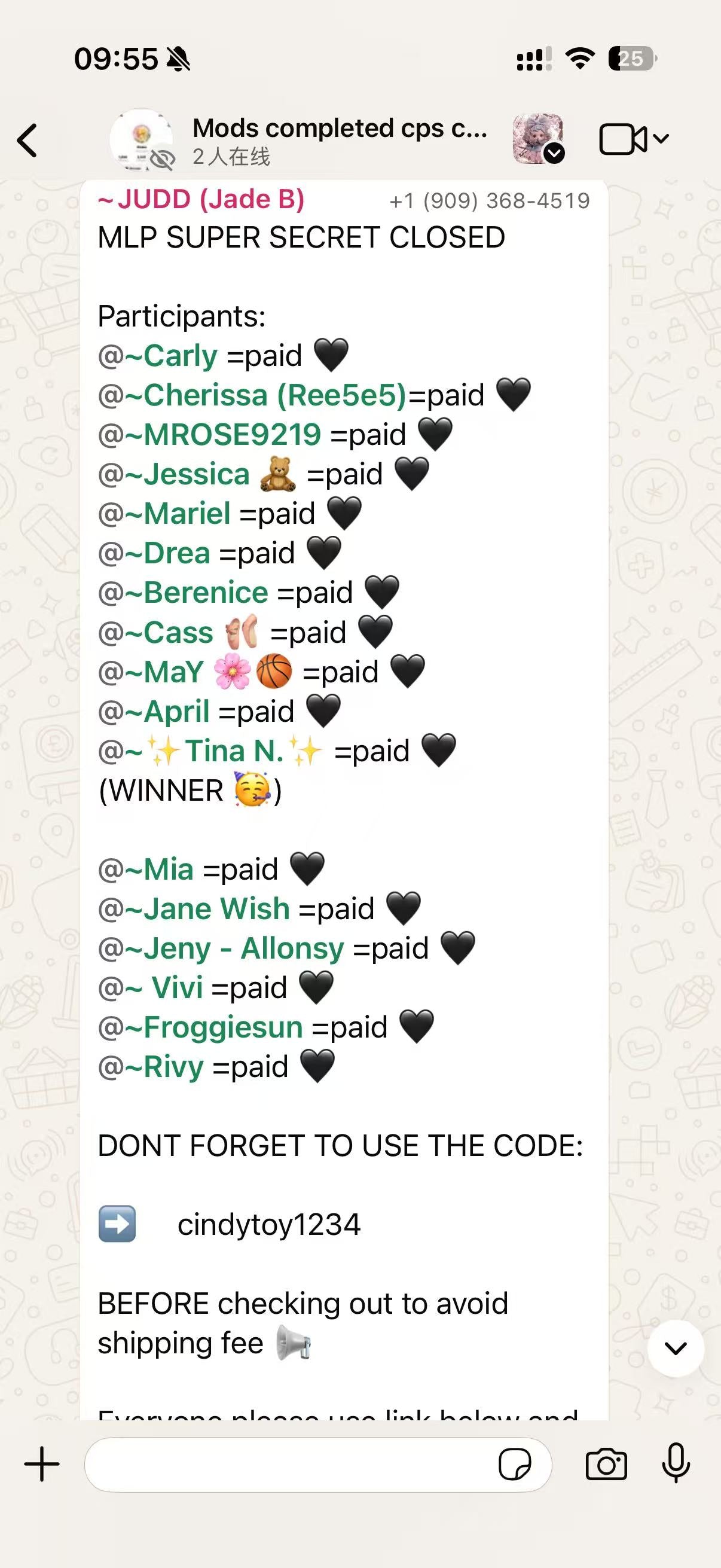 winner tina