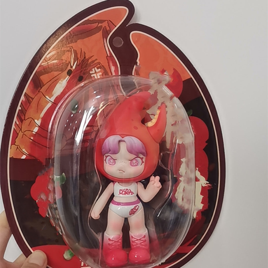 【Limited Edition】Dora Spicy Crawfish Seires PVC Figures Blister Pack