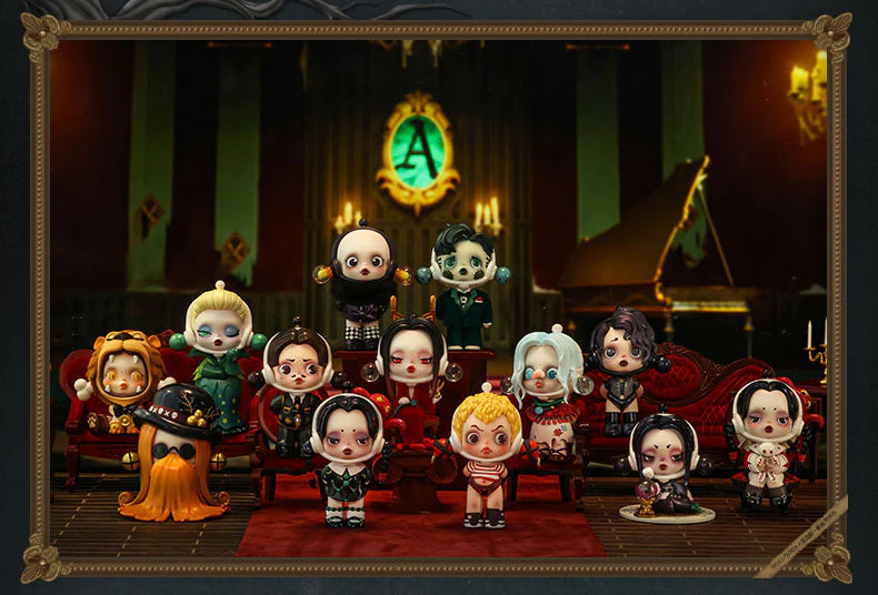 Skull Panda×Addams Family Series figure