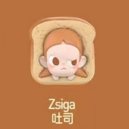 POP BEAN Toast Series PVC Figures