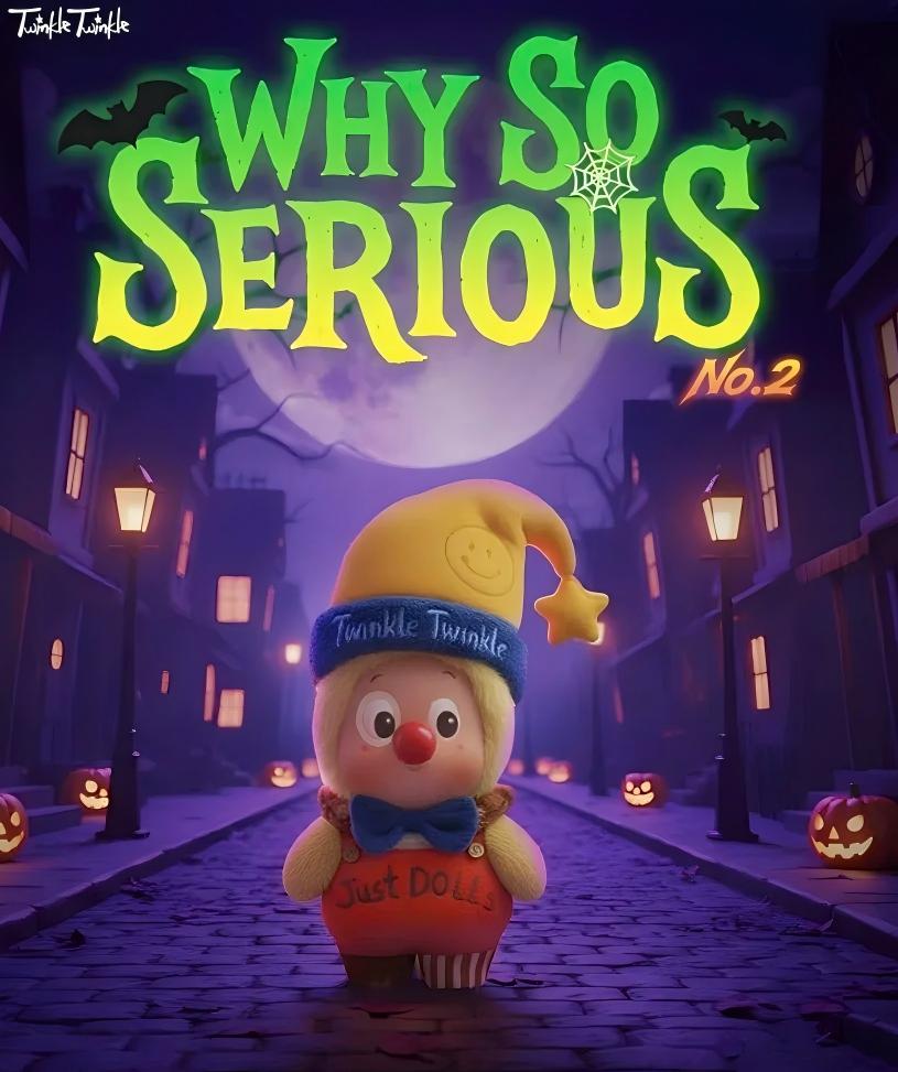 Labubu Halloween Joker Plush Series - Why So Serious（pre order）