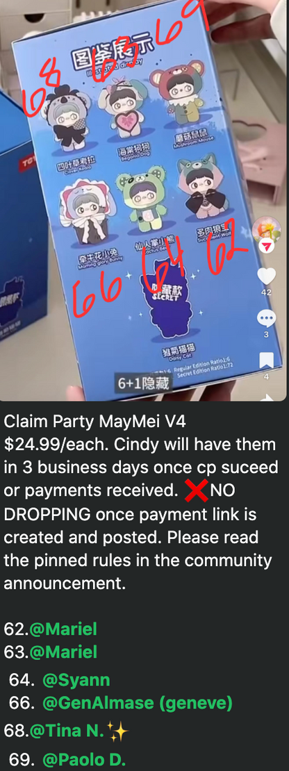 1 cp maymei v4 plush 0629