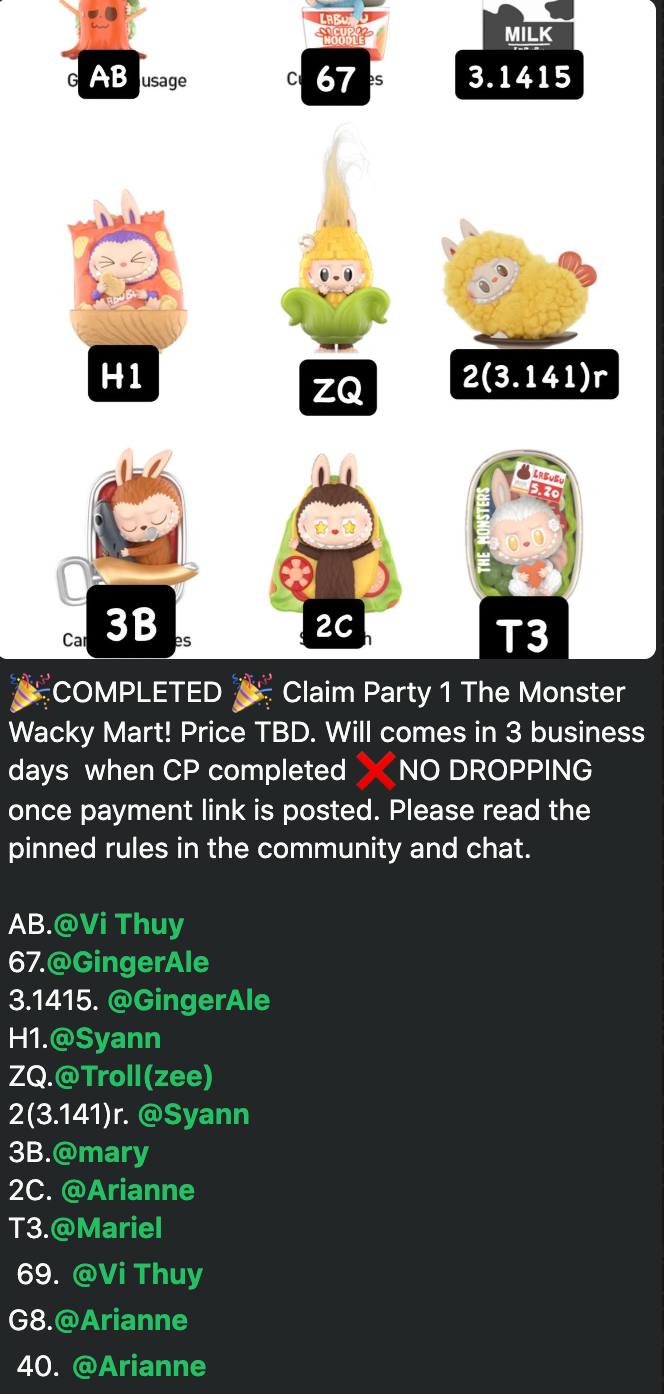 1 cp The Monster Wacky Mart! 0720