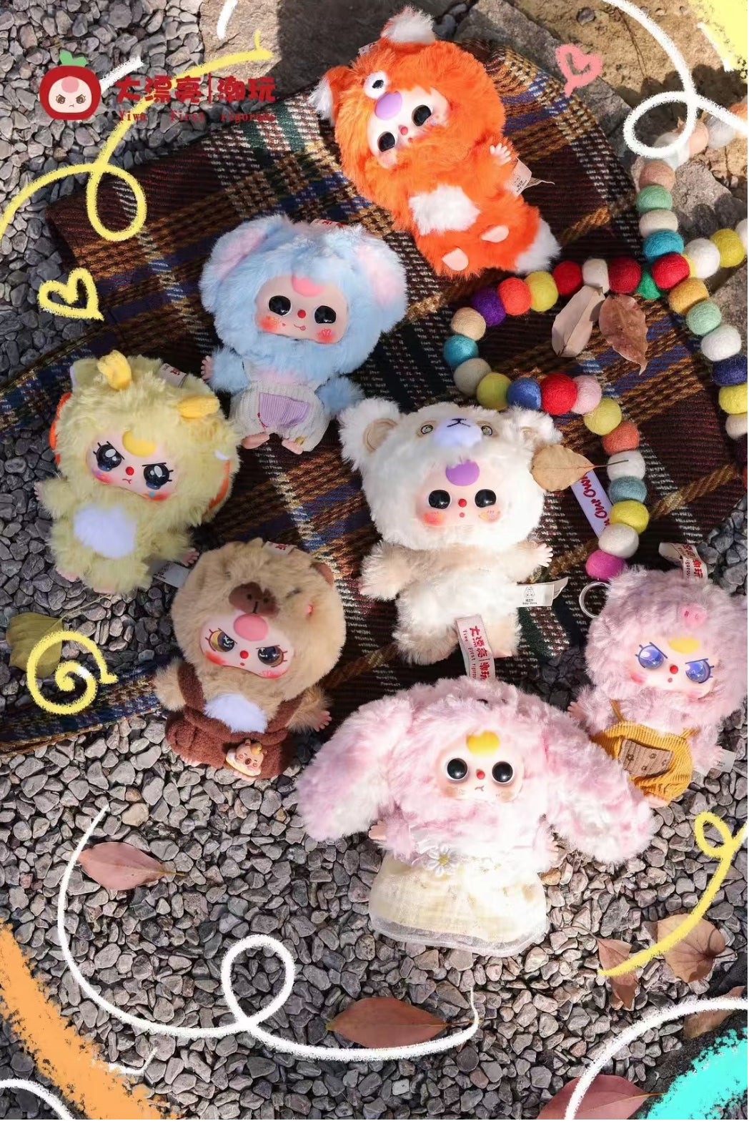 BABY Three-Mini Lovely Plush Series Blind Box(pre-order)