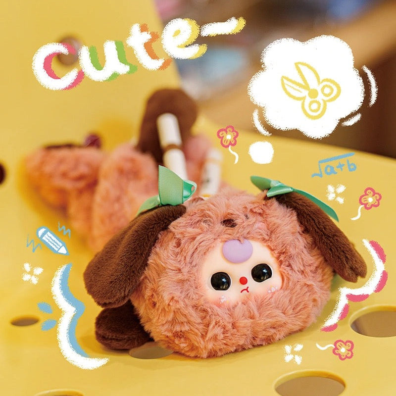 Baby Three Pencil Case Pen Bag Plush Blind Box