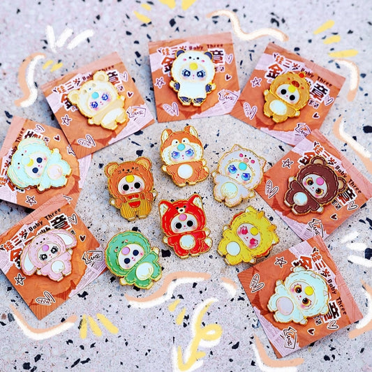 Baby Three Metal Badge Blind Bags Series toy