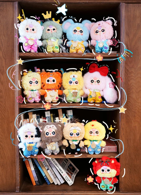 Baby Three Zodiac v2 Plush Series toy surprise box Dolls