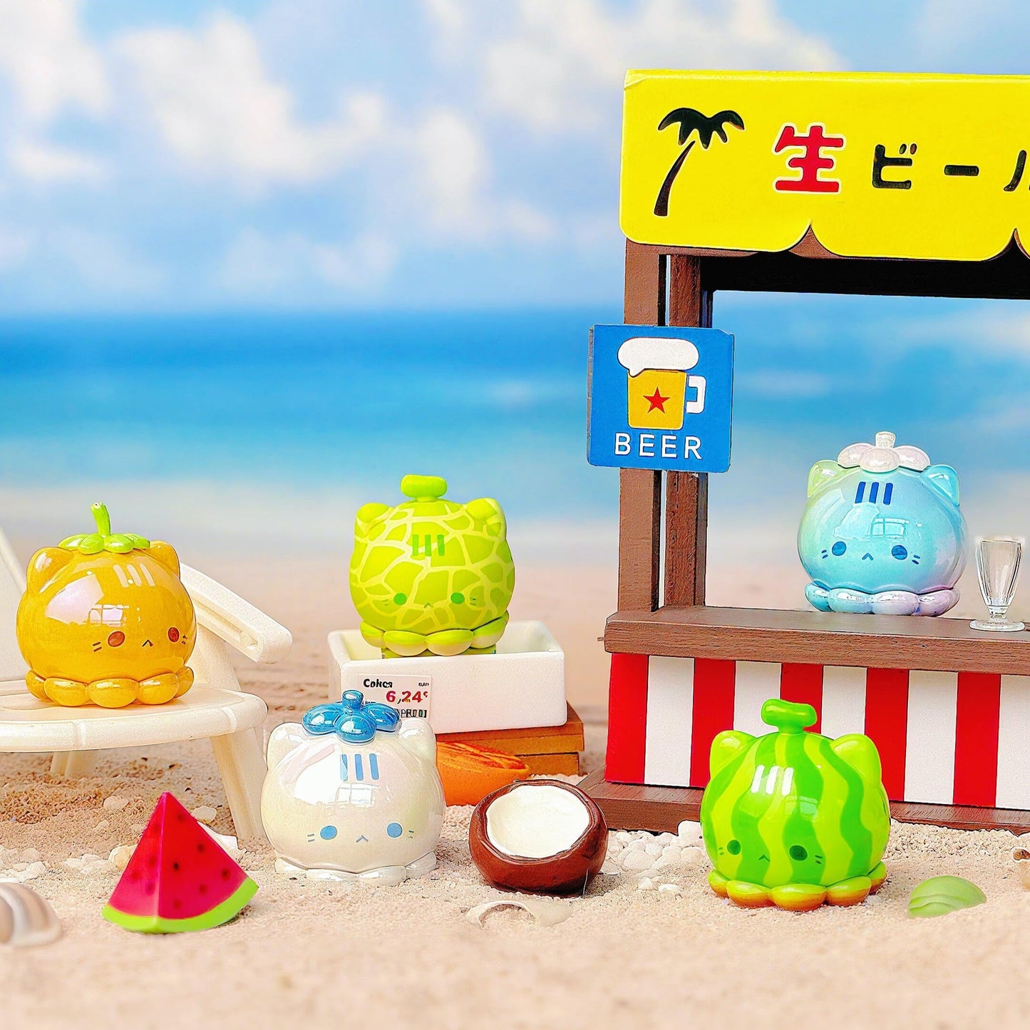 Octcats Fruit Market Minibean Series toy surprise box Dolls