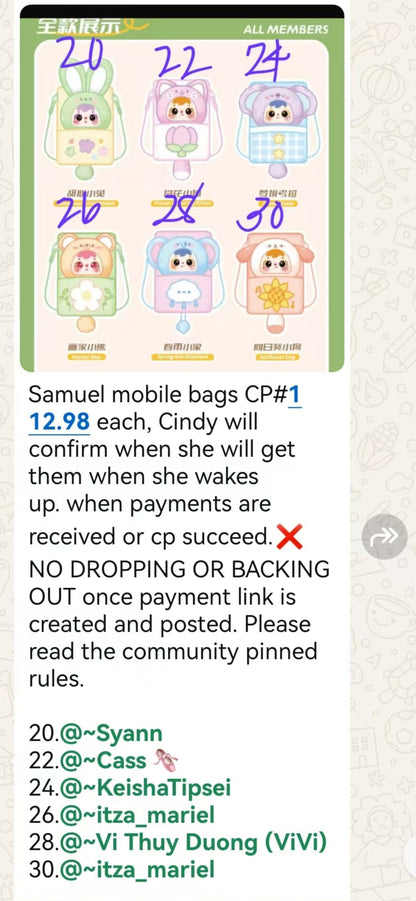 CP#1 Samuel mobile bags 0728