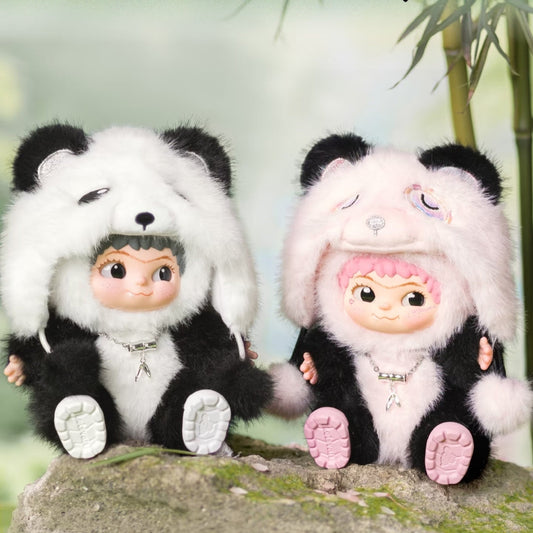 【preorder】Wakuku PanDaDa Plush Series Hanging Card Dolls