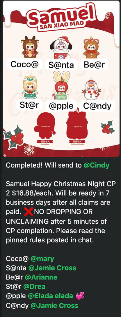 CP 2 Samuel Happy Christmas Night 1012