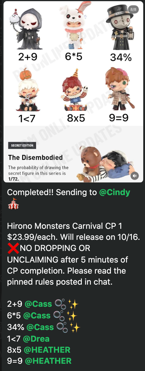CP 1 Hirono Monsters Carnival 1012