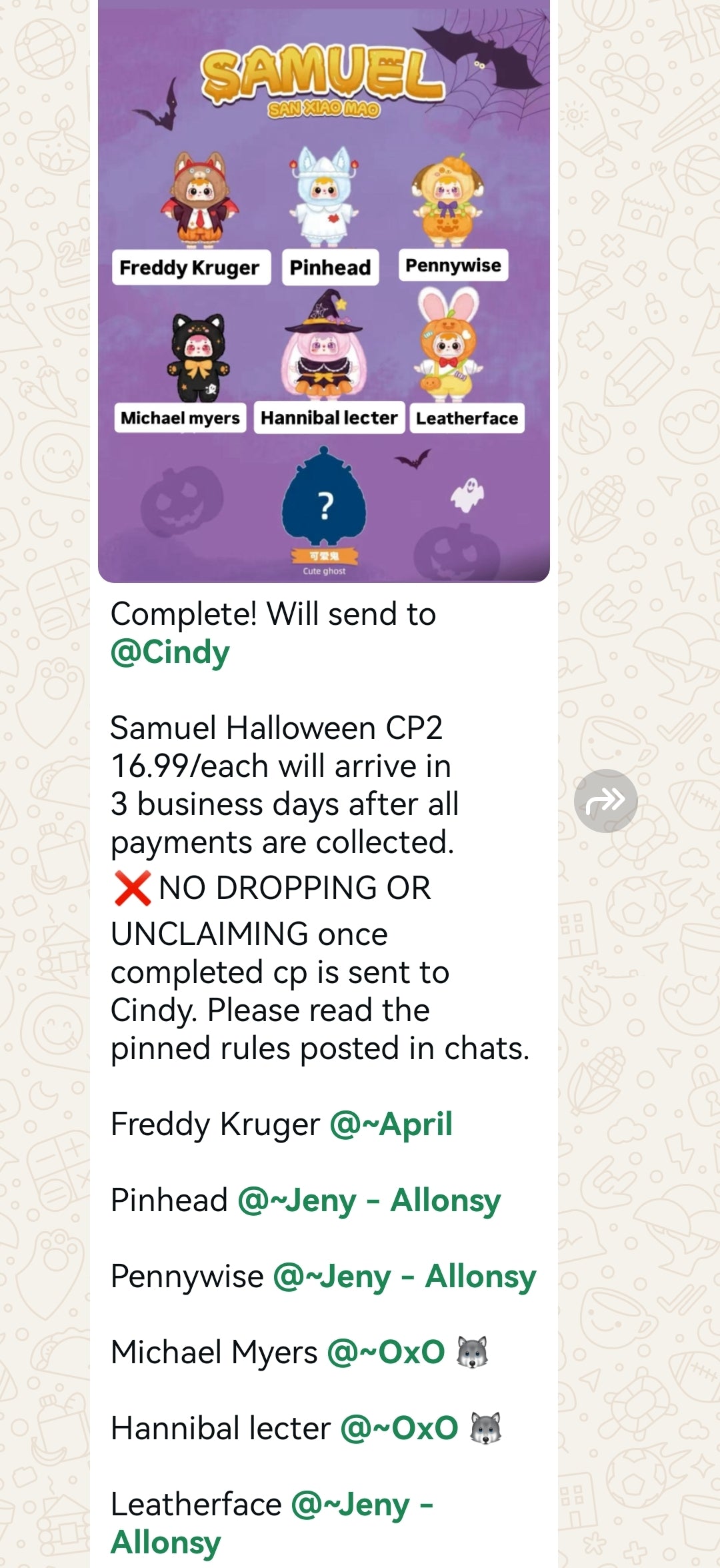 CP2 Samuel Halloween 1021