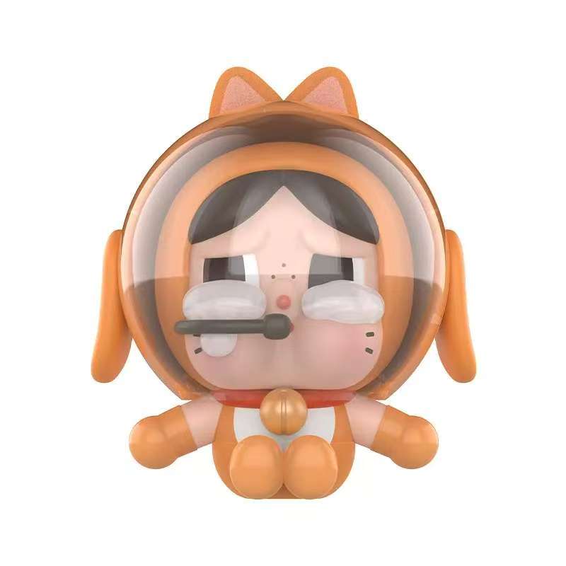 【Preorder】Crybaby Space Cat-Orange Hanging Card Dolls