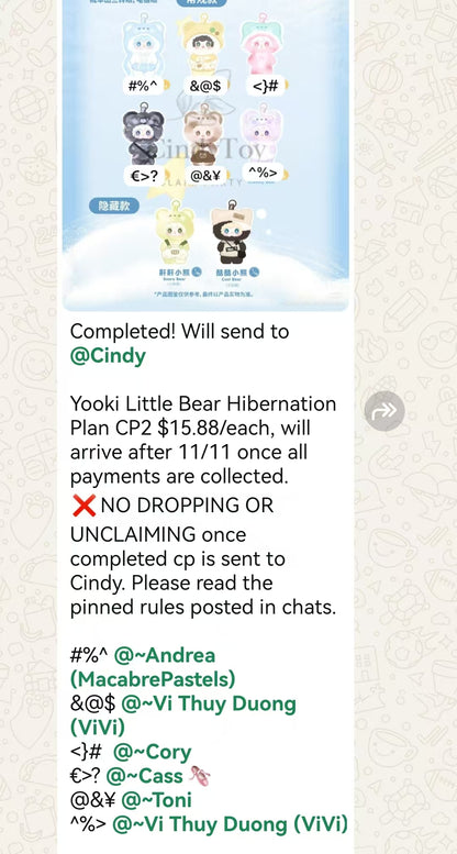 CP2 Yooki Little Bear Hibernation Plan 11.3