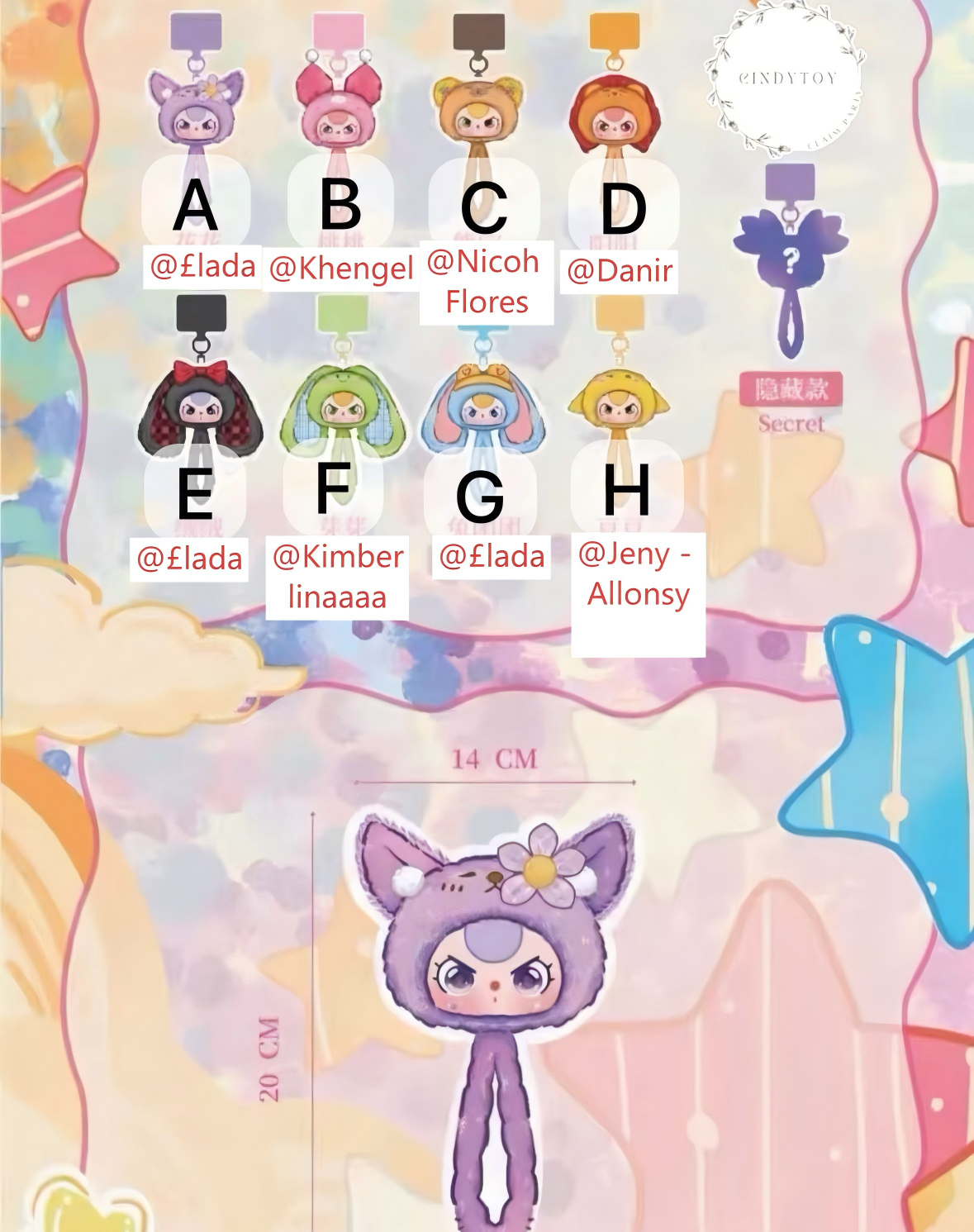 CP1 Baby Three Wrist straps 11.9