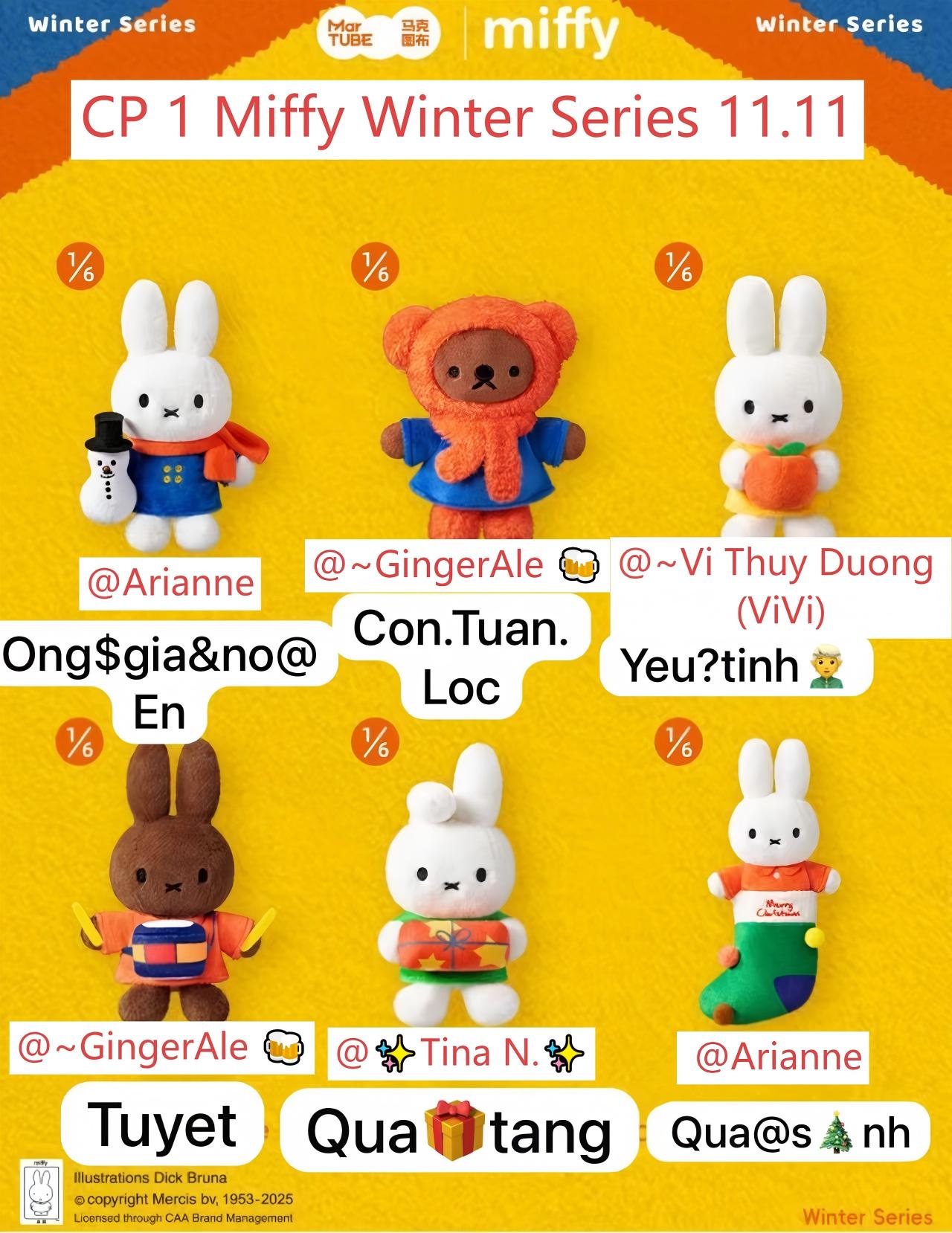 CP 1 Miffy Winter Series 11.11