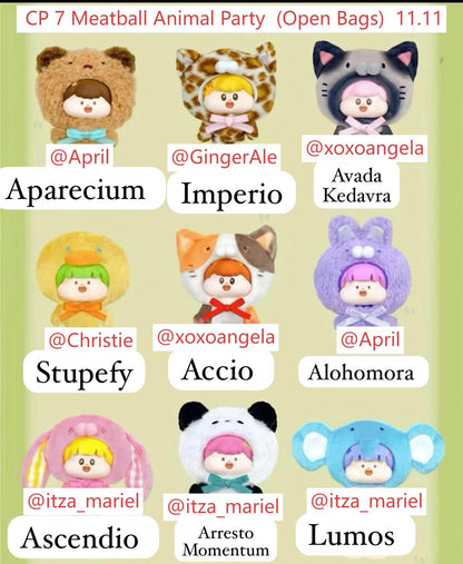 CP 7 Meatball Animal Party  (Open Bags)  11.11