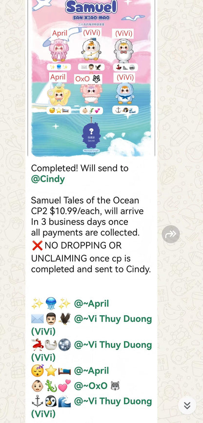 CP2 Samuel Tales of the Ocean 11.13