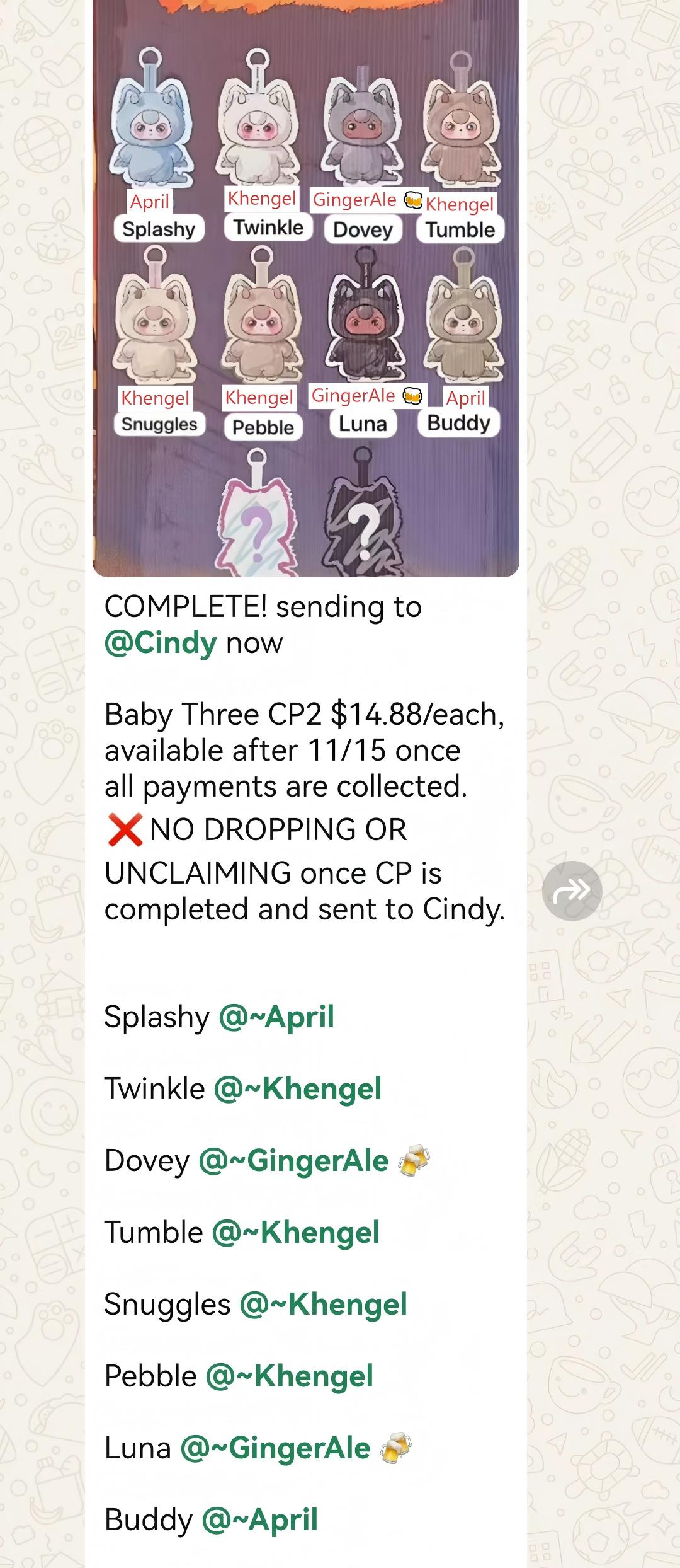 CP2 Baby Three 11.14