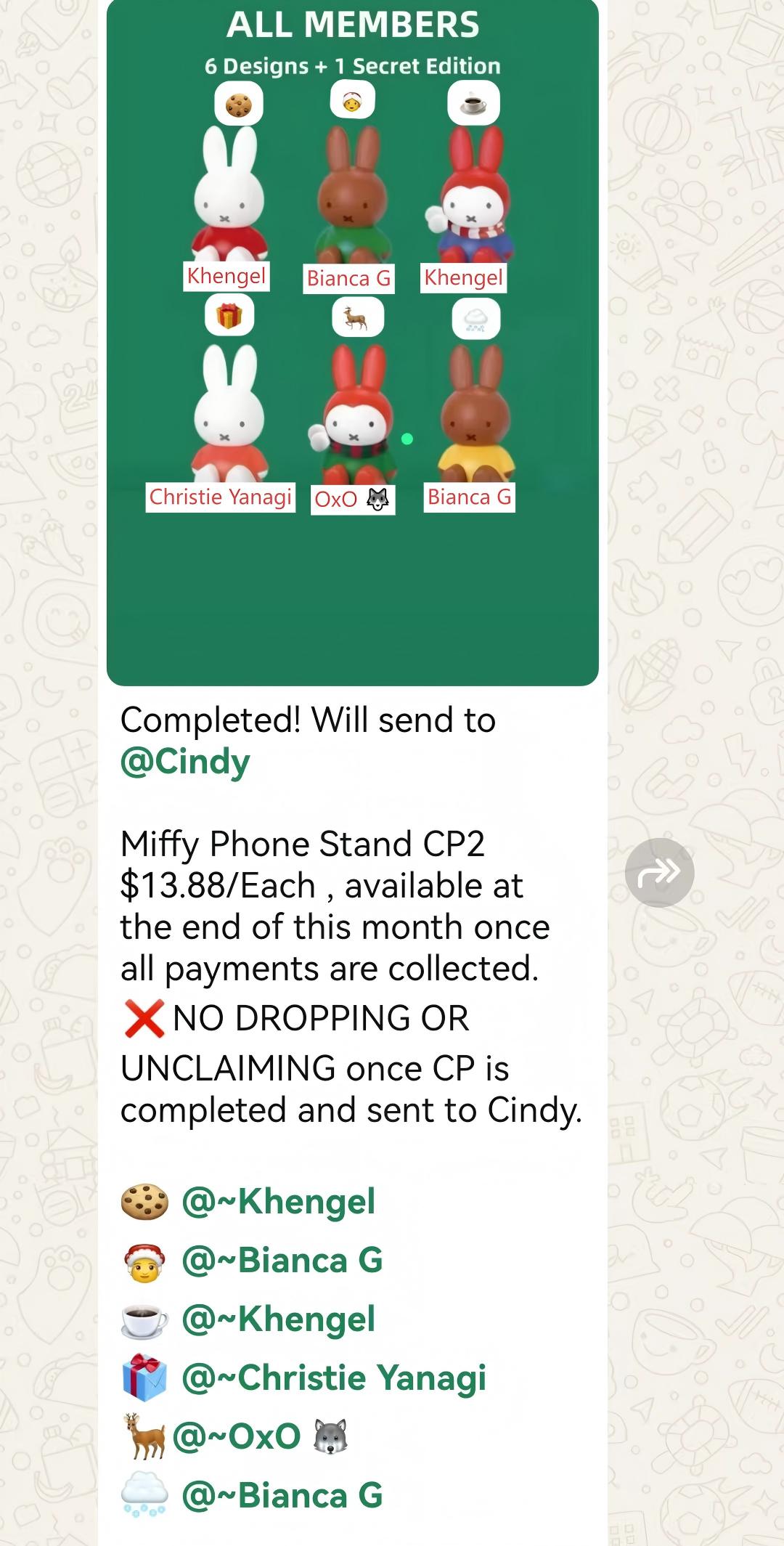 CP2 Miffy Phone Stand 11.17