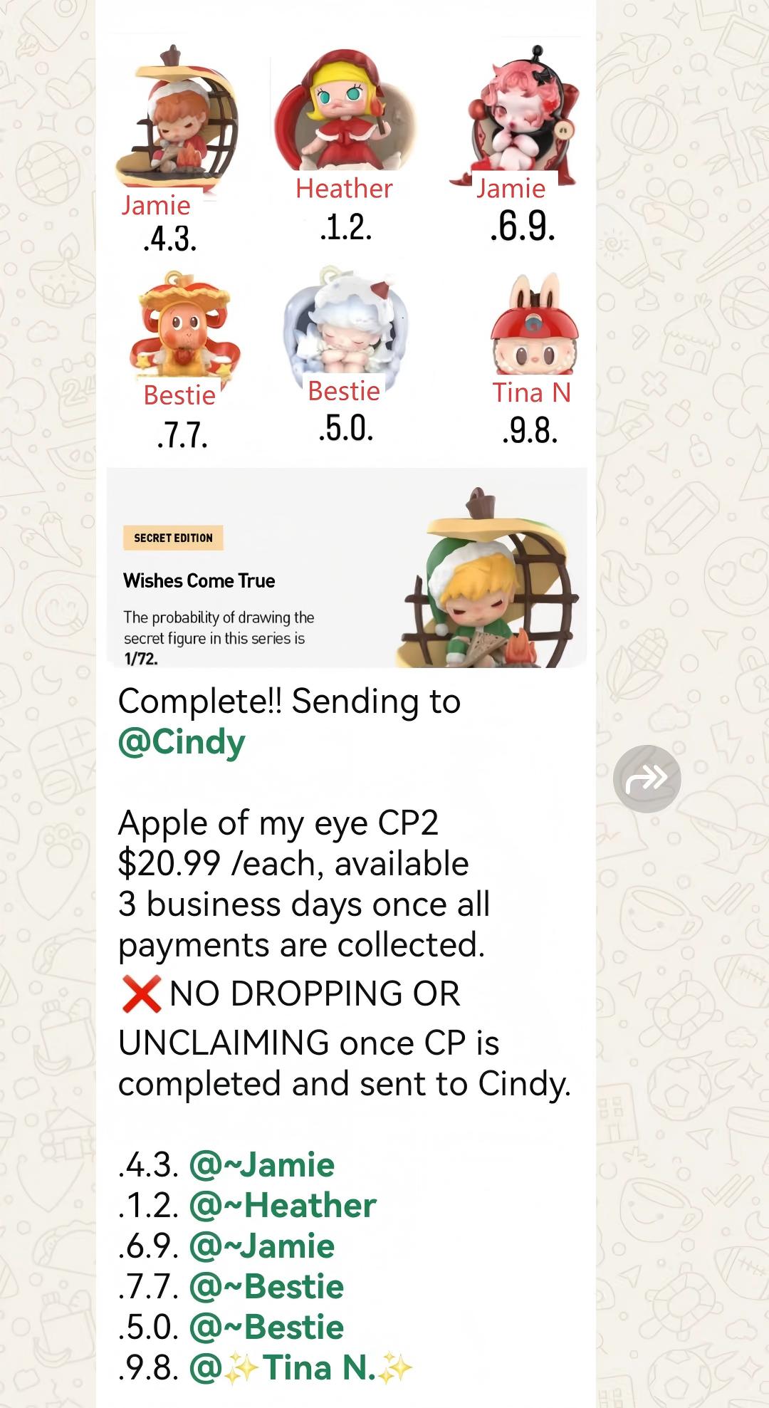 CP2 Apple of my eye 11.17