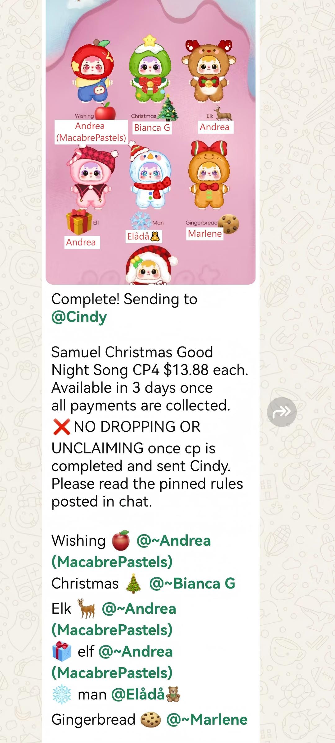 CP4 Samuel Christmas Good Night Song 11.18