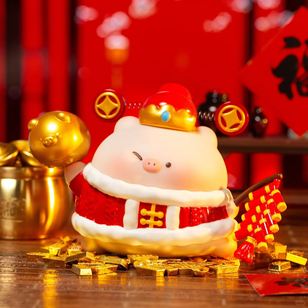 Five Blessings Pig Treasure PVC Series Figure