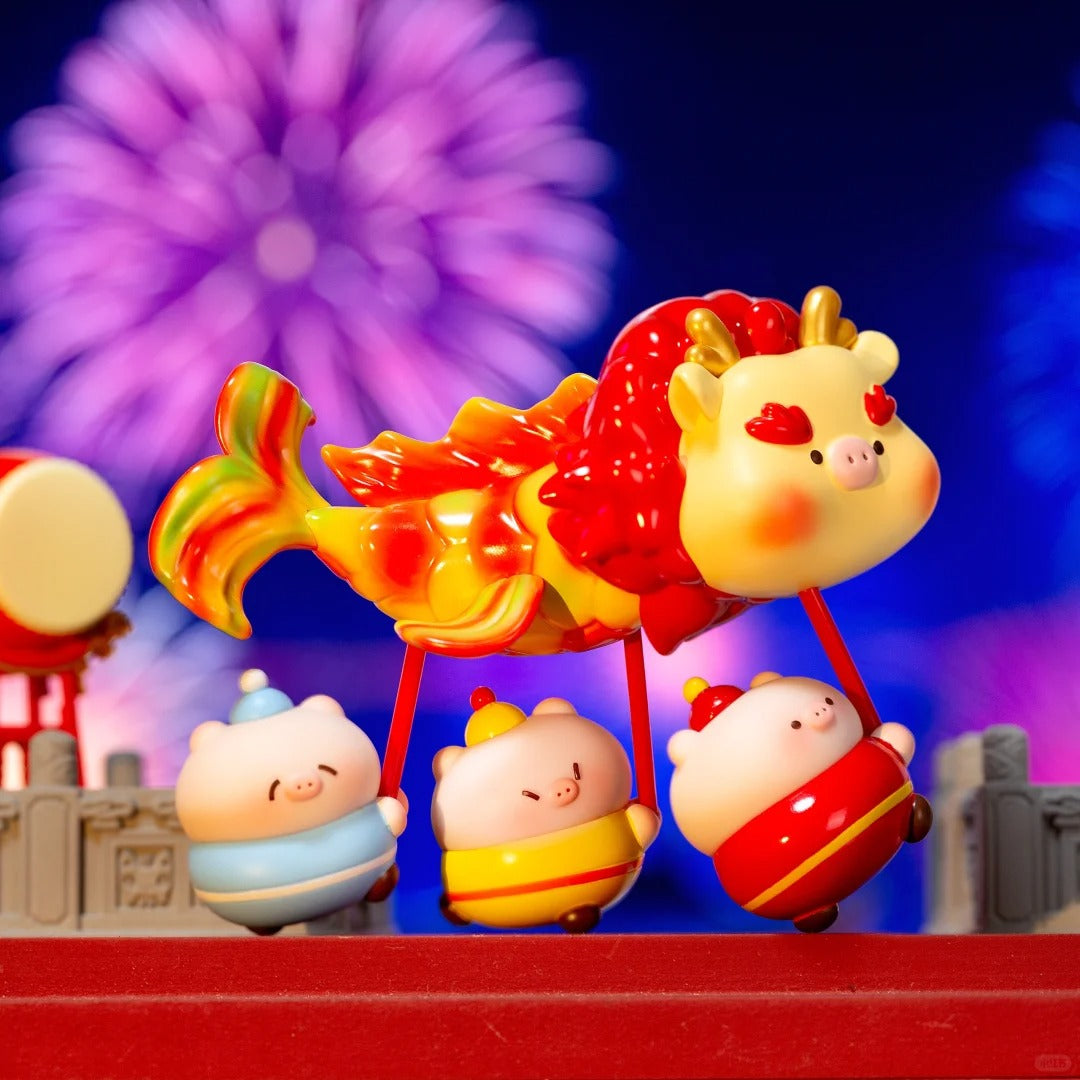 Five Blessings Pig Treasure PVC Series Figure