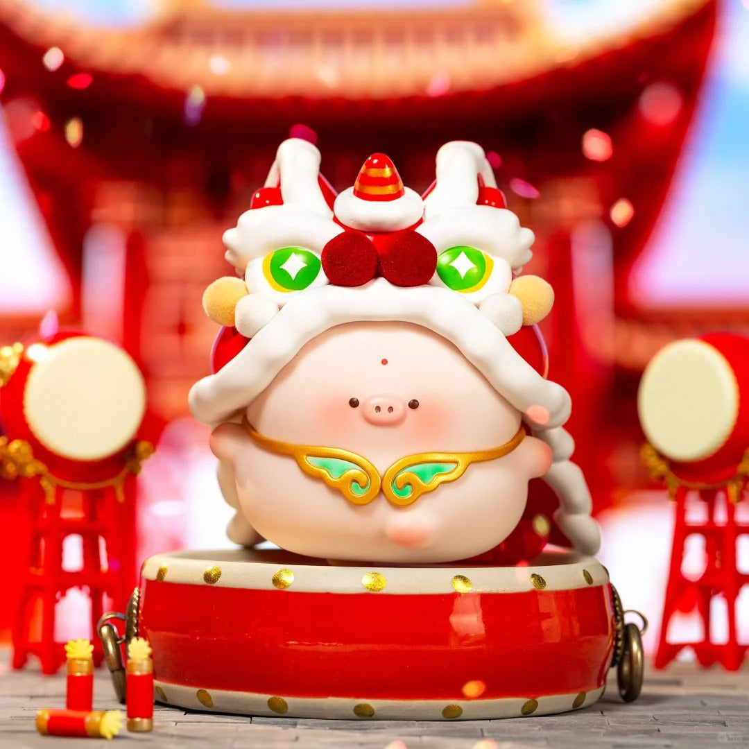 Five Blessings Pig Treasure PVC Series Figure