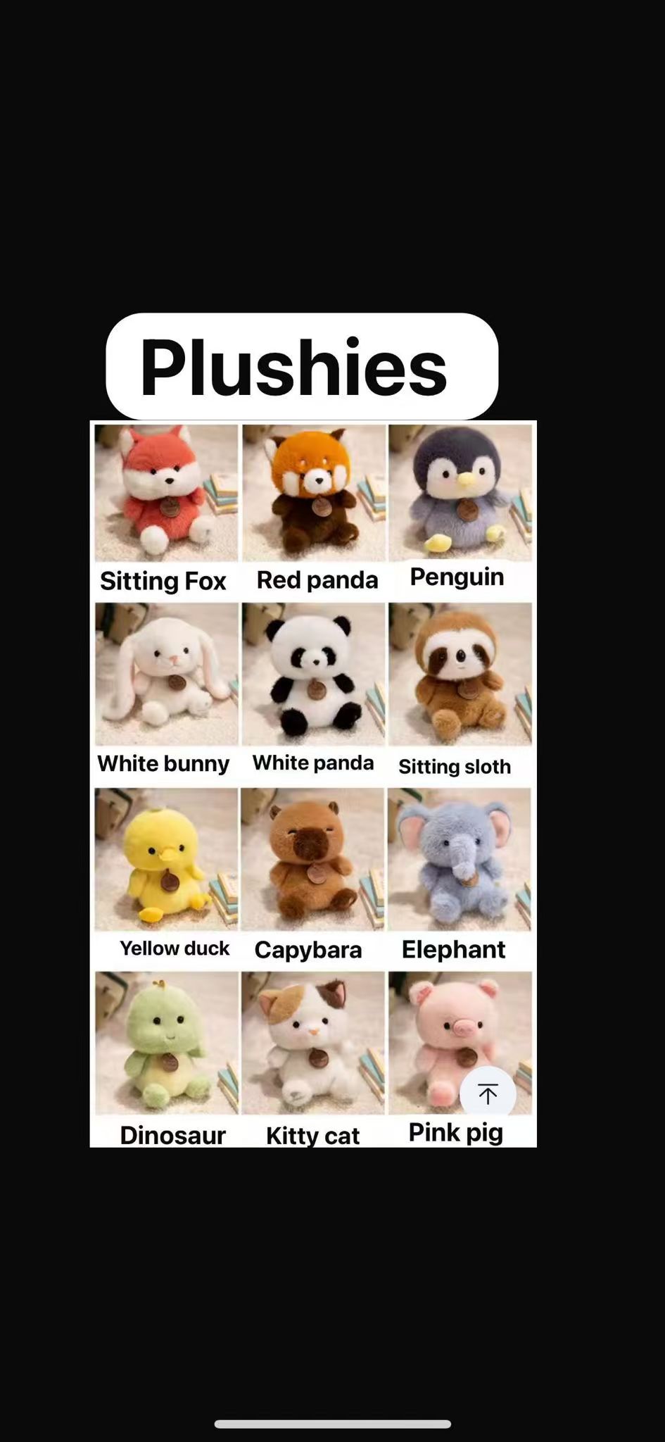 (sample left)CP1 Xiangdundun animals PLUSHIES (6.3inch high) 0205