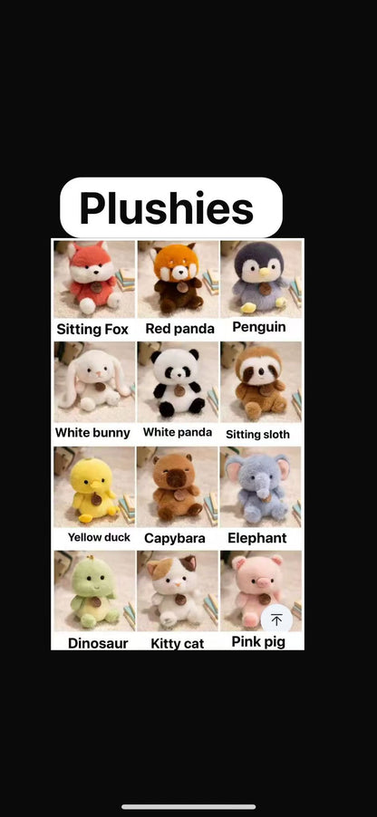 (sample left)CP1 Xiangdundun animals PLUSHIES (6.3inch high) 0205