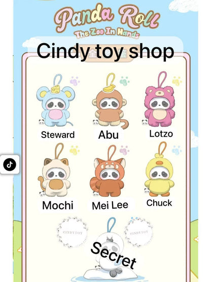 CP2 Panda roll The Zoo In Hands Plush 0412