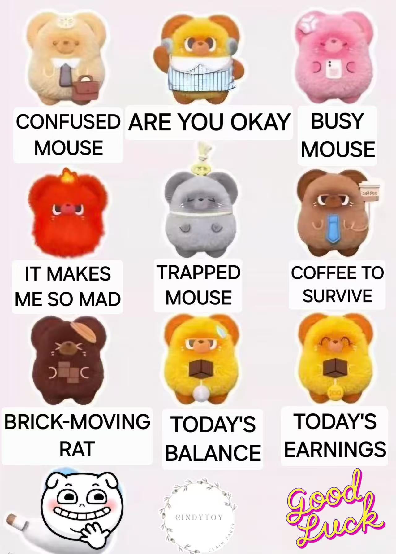 CP 1 Chichi mouse magnet 0625