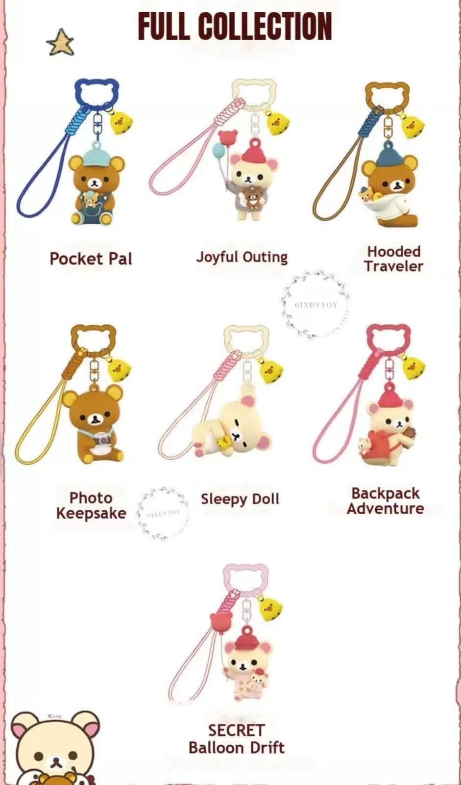 Cp 1  Rilakkuma Always With Rilakkuma Keychain 1013