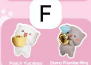 cp1 Peach cat Sweet Mini universe  0221