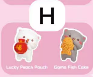 cp1 Peach cat Sweet Mini universe  0221