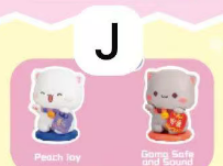 cp1 Peach cat Sweet Mini universe  0221