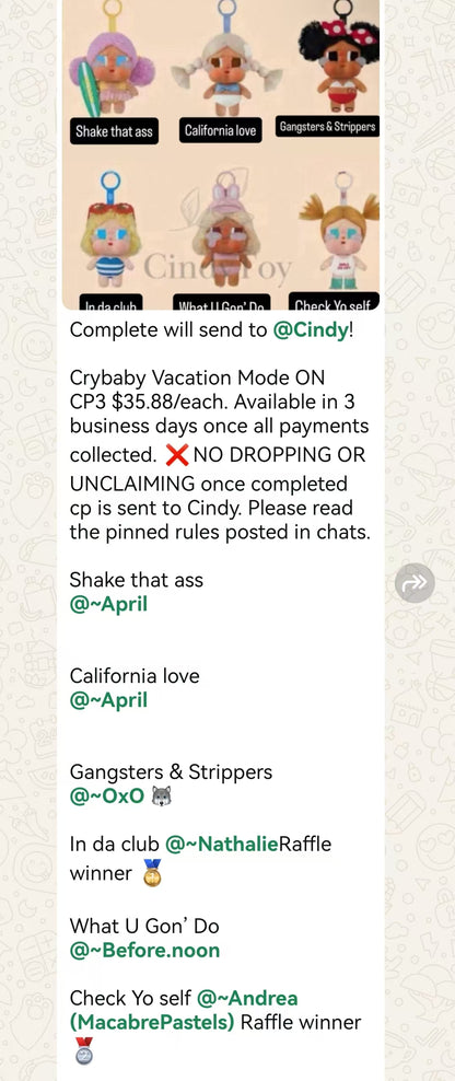 CP3 Crybaby Vacation Mode ON 11.4