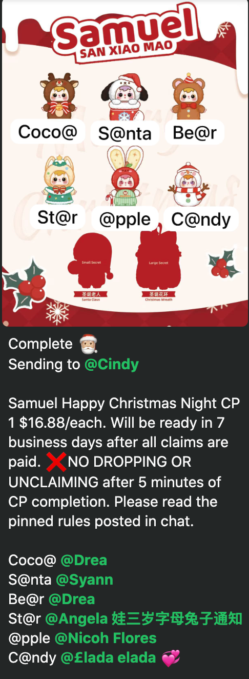 CP 1 Samuel Happy Christmas Night 1012