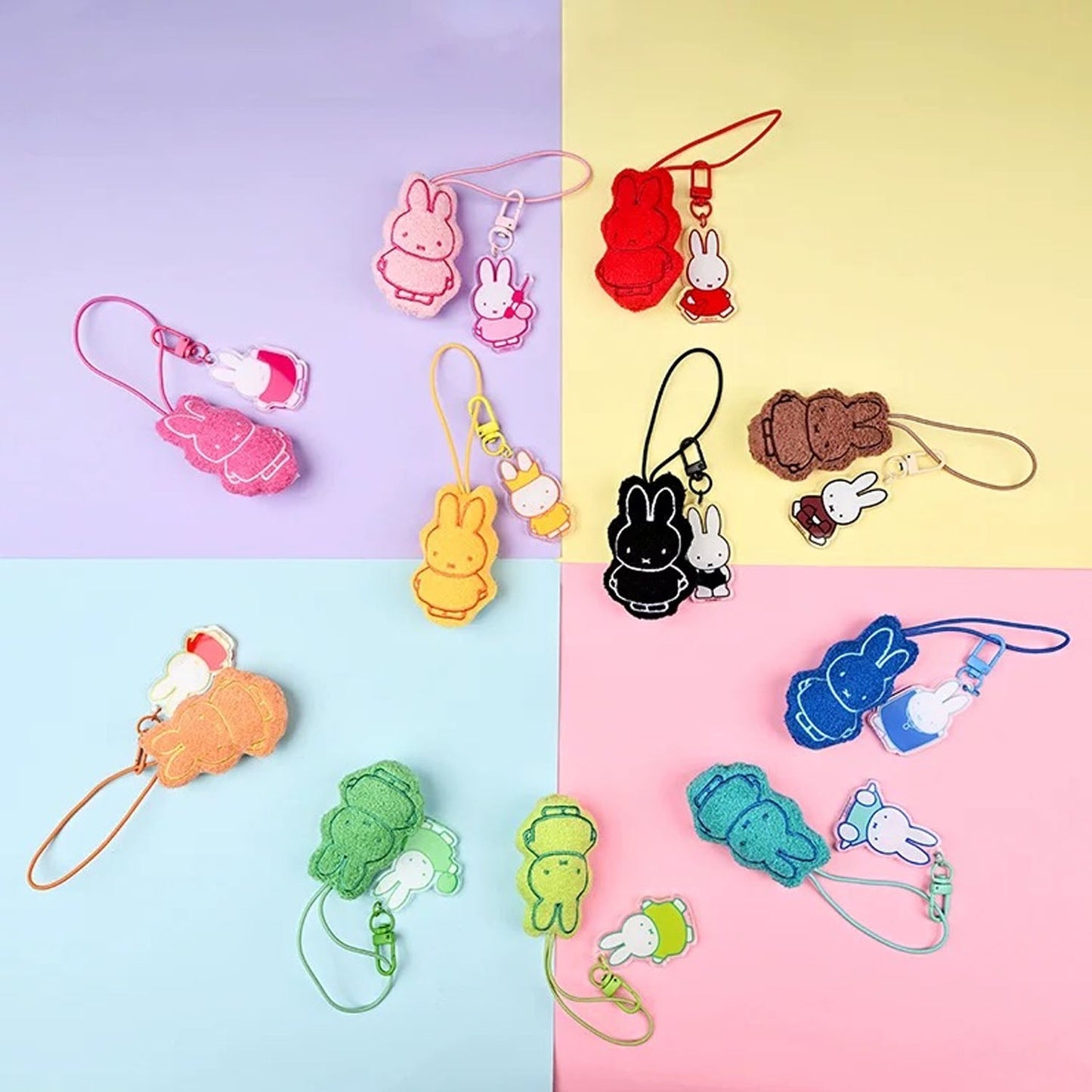 MIFFY Mini Plush Acrylic Pendant Series Blind Bag