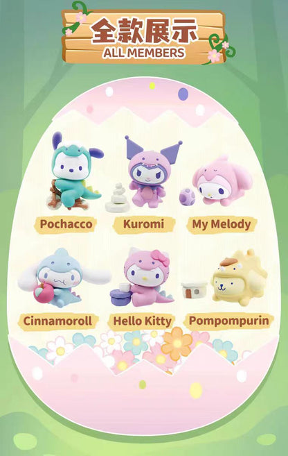 Sanrio Characters Dinosaur Dress Up Series Figures