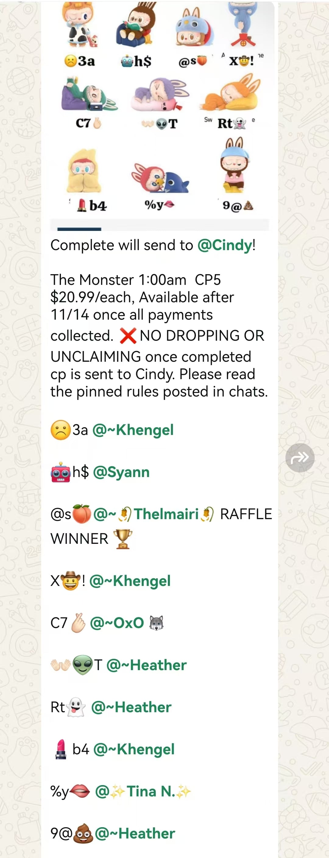CP5 The Monster 1:00am 11.18