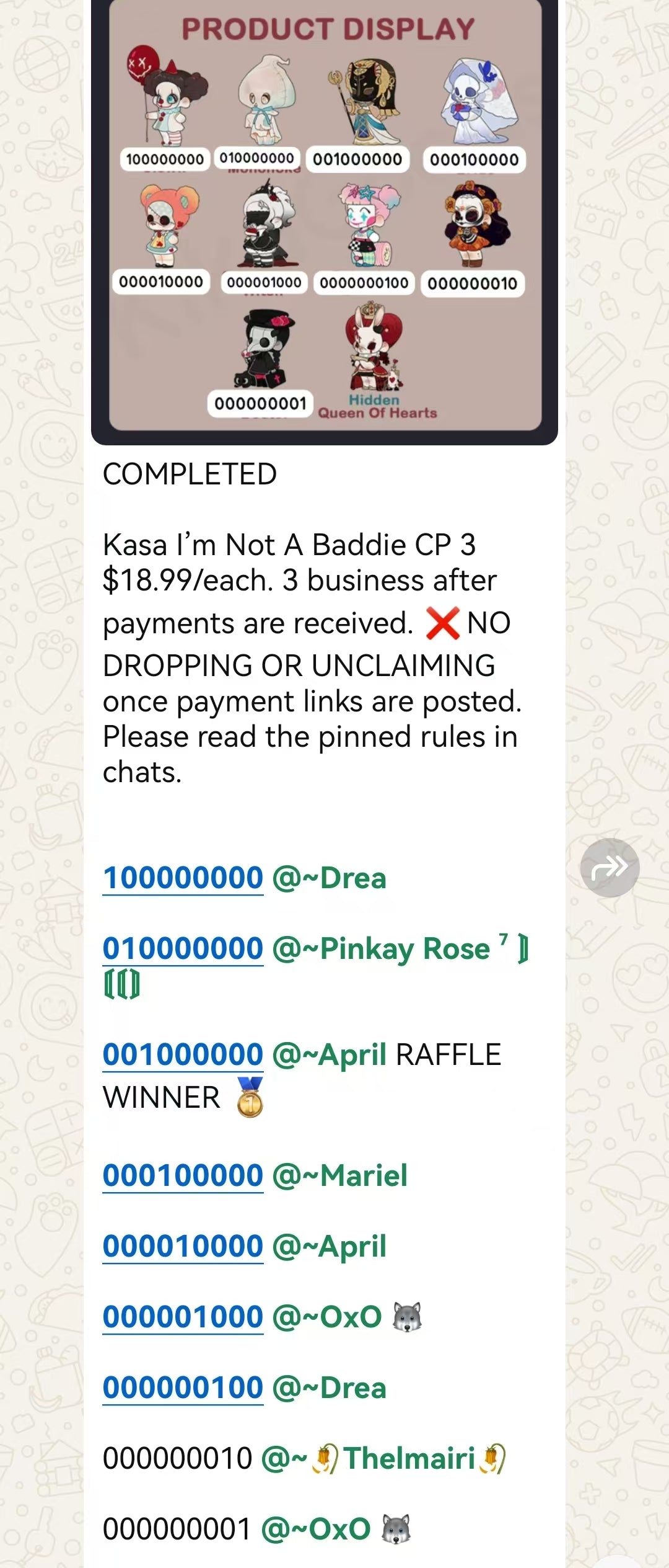 CP3- Kasa I’m Not A Baddie 10.03