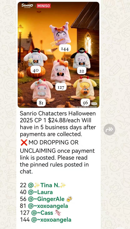 cp1-Sanrio Chatacters Halloween 2025 10.02