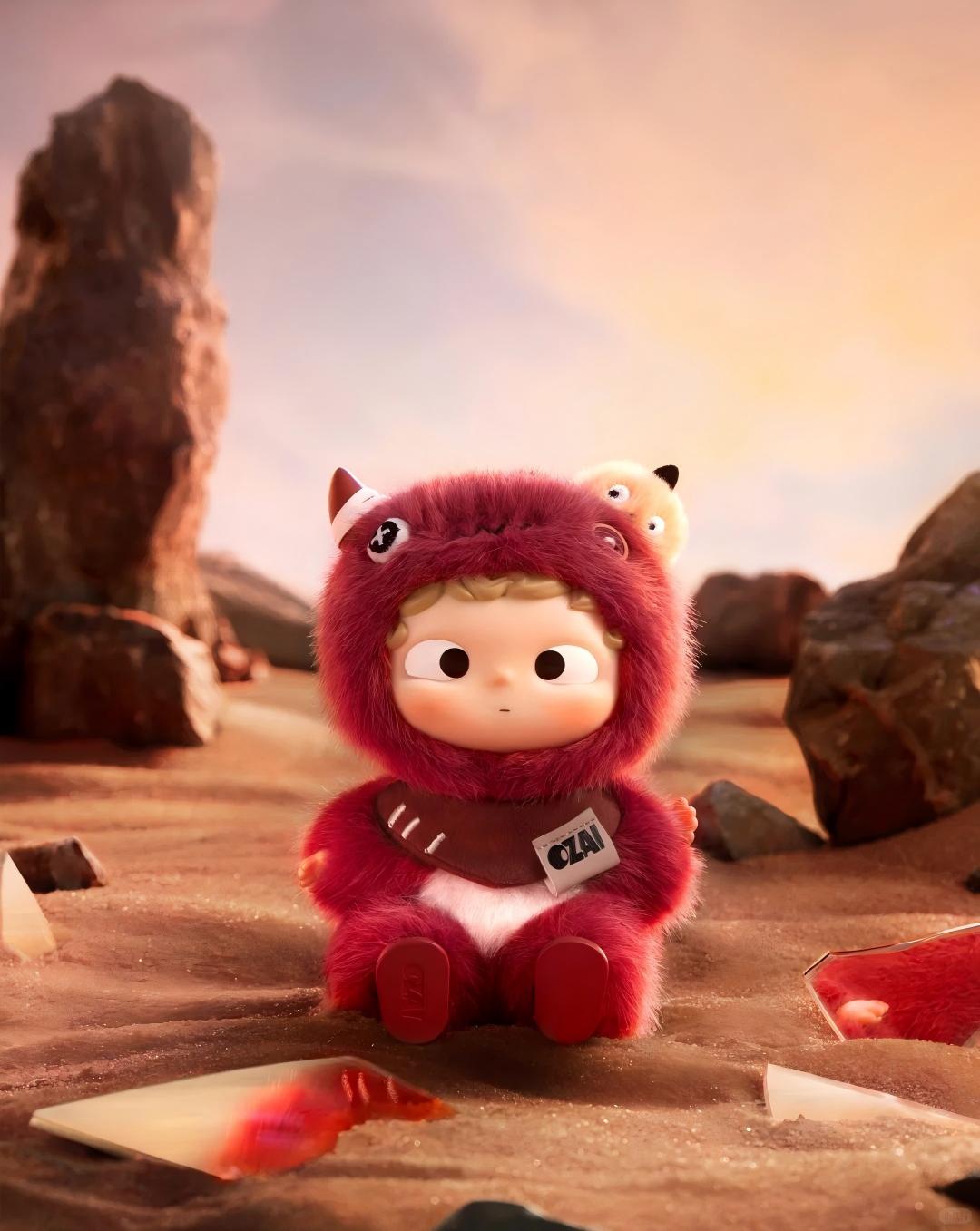 Ozai Emotional Prism Plush Keychain（pre order）